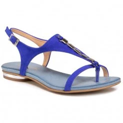 R.Polański Mules Et Sandales Sandales R.POLAŃSKI - 0826 Chaber Zamsz Bleu
