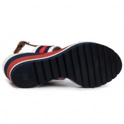 R.Polański Mules Et Sandales Sandales R.POLAŃSKI - 1090 Marynarski Blanc, Multicolore -R.Polański Soldes Magasin 0000207277281 05 wj