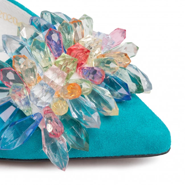 R.Polański Mules Et Sandales Sandales R.POLAŃSKI - 1015 Turkus Zamsz Bleu 6 R.Polański Mules Et Sandales Sandales R.POLAŃSKI - 1015 Turkus Zamsz Bleu – Image 6