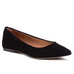 R.Polański Chaussures Basses Ballerines R.POLAŃSKI - 0727 Czarny Zamsz Noir