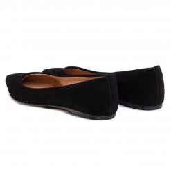 R.Polański Chaussures Basses Ballerines R.POLAŃSKI - 0727 Czarny Zamsz Noir -R.Polański Soldes Magasin 0000207285170 03 mn 1