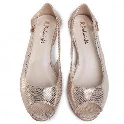 Mules Et Sandales Sandales R.Polański - 1098 Or Or -R.Polański Soldes Magasin 0000207293397 04 mf