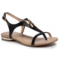 R.Polański Mules Et Sandales Sandales R.POLAŃSKI - 1100 Czarny Lico Noir