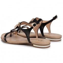 R.Polański Mules Et Sandales Sandales R.POLAŃSKI - 1100 Czarny Lico Noir -R.Polański Soldes Magasin 0000207310261 04 sw