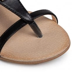 R.Polański Mules Et Sandales Sandales R.POLAŃSKI - 1100 Czarny Lico Noir -R.Polański Soldes Magasin 0000207310261 06 sw