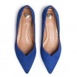 R.Polański Chaussures Basses R.POLAŃSKI - 1006 Chaber Zamsz Bleu -R.Polański Soldes Magasin 0000207312364 05 ts