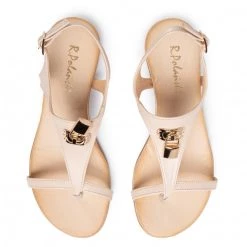 R.Polański Mules Et Sandales Sandales R.POLAŃSKI - 1100 Beż Lico Beige -R.Polański Soldes Magasin 0000207312685 05 ts