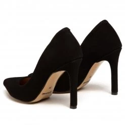 R.Polański Chaussures Basses Talons Aiguilles R.POLAŃSKI - 1048 Czarny Zamsz Noir -R.Polański Soldes Magasin 0000207325555 04 ts