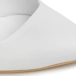 R.Polański Chaussures Basses Talons Aiguilles R.POLAŃSKI - 0760/A Biały Lico Blanc -R.Polański Soldes Magasin 0000207332621 05 ts