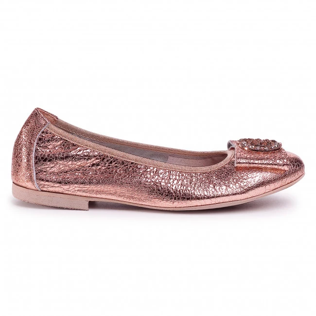 R.Polański Chaussures Basses Ballerines R.POLAŃSKI - 0943 Szampański Kryształ Rose 2 R.Polański Chaussures Basses Ballerines R.POLAŃSKI - 0943 Szampański Kryształ Rose – Image 2