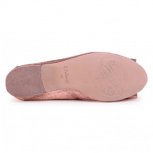 R.Polański Chaussures Basses Ballerines R.POLAŃSKI - 0943 Szampański Kryształ Rose 4 R.Polański Chaussures Basses Ballerines R.POLAŃSKI - 0943 Szampański Kryształ Rose – Image 4
