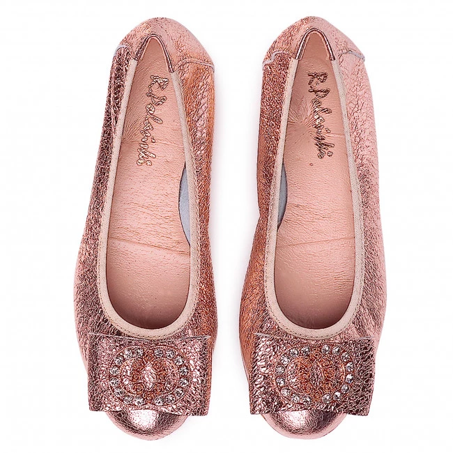 R.Polański Chaussures Basses Ballerines R.POLAŃSKI - 0943 Szampański Kryształ Rose 5 R.Polański Chaussures Basses Ballerines R.POLAŃSKI - 0943 Szampański Kryształ Rose – Image 5