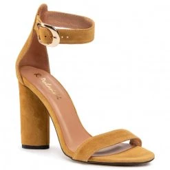 R.Polański Mules Et Sandales Sandales R.POLAŃSKI - 0876 Yellow Zamsz Jaune