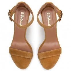 R.Polański Mules Et Sandales Sandales R.POLAŃSKI - 0876 Yellow Zamsz Jaune -R.Polański Soldes Magasin 0000207365186 05 mt