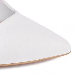 R.Polański Chaussures Basses Talons Aiguilles R.POLAŃSKI - 1083 Biały Star Blanc -R.Polański Soldes Magasin 0000207365506 5 1