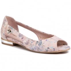 R.Polański Mules Et Sandales Sandales R.POLAŃSKI - 1098 Różowy Kwiaty Rose