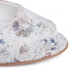 R.Polański Chaussures Basses R.POLAŃSKI - 1098 Biały Kwiaty Blanc, Argent 11 R.Polański Chaussures Basses R.POLAŃSKI - 1098 Biały Kwiaty Blanc, Argent -R.Polański Soldes Magasin 0000207379718 5