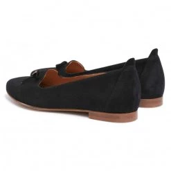 R.Polański Chaussures Basses R.POLAŃSKI - 1092 Czarny Zamsz Noir -R.Polański Soldes Magasin 0000207383661 4