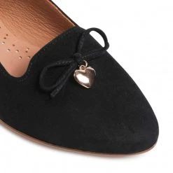 R.Polański Chaussures Basses R.POLAŃSKI - 1092 Czarny Zamsz Noir -R.Polański Soldes Magasin 0000207383661 6