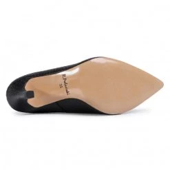 R.Polański Chaussures Basses Talons Aiguilles R.POLAŃSKI - 1042 Czarna Plecionka Noir -R.Polański Soldes Magasin 0000207396685 7