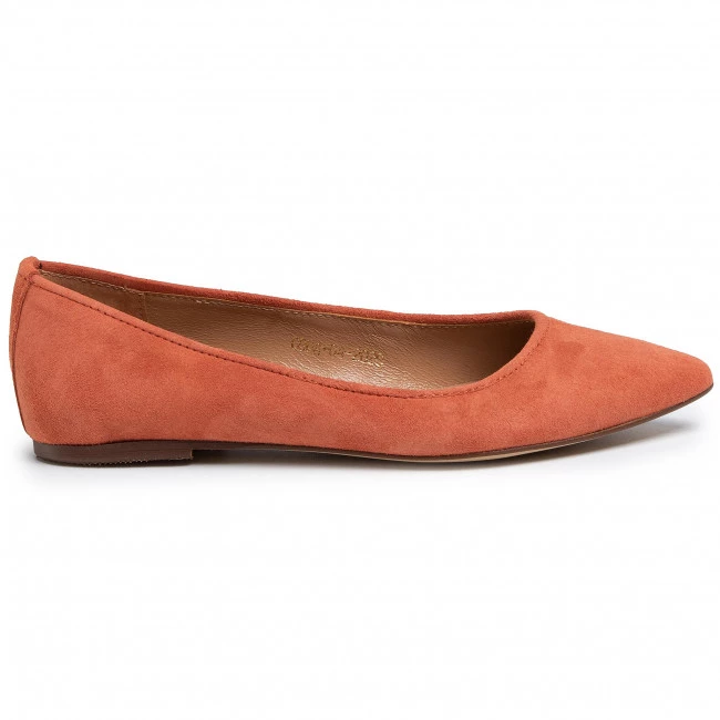 R.Polański Chaussures Basses Ballerines R.POLAŃSKI - 0727 Brick Zamsz Orange 2 R.Polański Chaussures Basses Ballerines R.POLAŃSKI - 0727 Brick Zamsz Orange – Image 2
