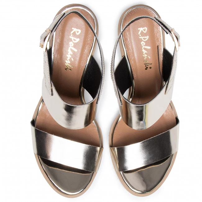 R.Polański Mules Et Sandales Sandales R.POLAŃSKI - 1090 Or Or 5 R.Polański Mules Et Sandales Sandales R.POLAŃSKI - 1090 Or Or – Image 5