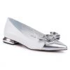 R.Polański Chaussures Basses R.POLAŃSKI - 1008 Biały Lico/Srebrny Blanc, Argent
