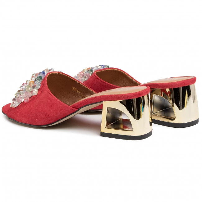 R.Polański Mules Et Sandales Mules / Sandales De Bain R.POLAŃSKI - 1021 Czerwony Zamsz Rouge 3 R.Polański Mules Et Sandales Mules / Sandales De Bain R.POLAŃSKI - 1021 Czerwony Zamsz Rouge – Image 3