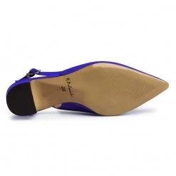 R.Polański Mules Et Sandales Sandales R.POLAŃSKI - 1120 Chaber Zamsz Bleu -R.Polański Soldes Magasin 0000207442467 3 1