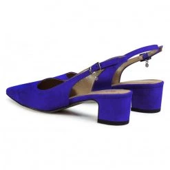 R.Polański Mules Et Sandales Sandales R.POLAŃSKI - 1120 Chaber Zamsz Bleu -R.Polański Soldes Magasin 0000207442467 4 1