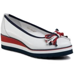 R.Polański Chaussures Basses R.POLAŃSKI - 1127 Marynarski Comfort Blanc