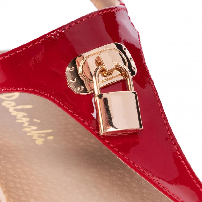 R.Polański Mules Et Sandales Sandales R.POLAŃSKI - 1100 Czerwony Lakier Rouge 6 R.Polański Mules Et Sandales Sandales R.POLAŃSKI - 1100 Czerwony Lakier Rouge – Image 6