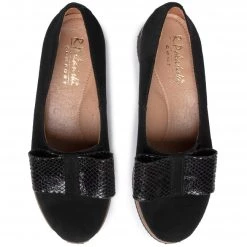 R.Polański Chaussures Basses R.POLAŃSKI - 1125 Czarny Zamsz Comfort Noir -R.Polański Soldes Magasin 0000207445123 06 ksz