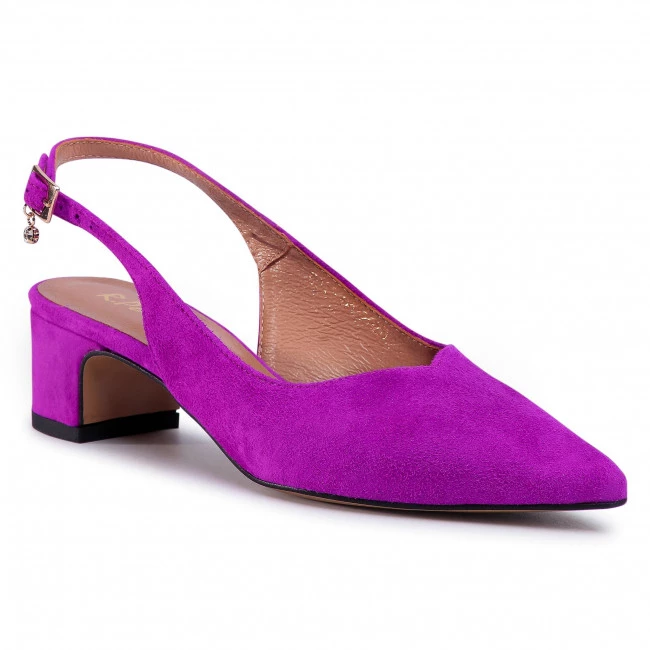 R.Polański Mules Et Sandales Sandales R.POLAŃSKI - 1120 Fuksja Zamsz Violet 1 R.Polański Mules Et Sandales Sandales R.POLAŃSKI - 1120 Fuksja Zamsz Violet