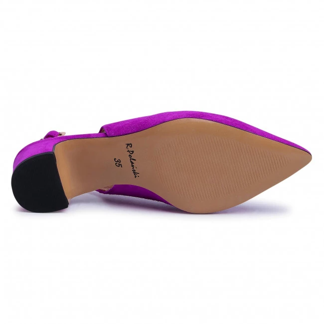 R.Polański Mules Et Sandales Sandales R.POLAŃSKI - 1120 Fuksja Zamsz Violet 4 R.Polański Mules Et Sandales Sandales R.POLAŃSKI - 1120 Fuksja Zamsz Violet – Image 4