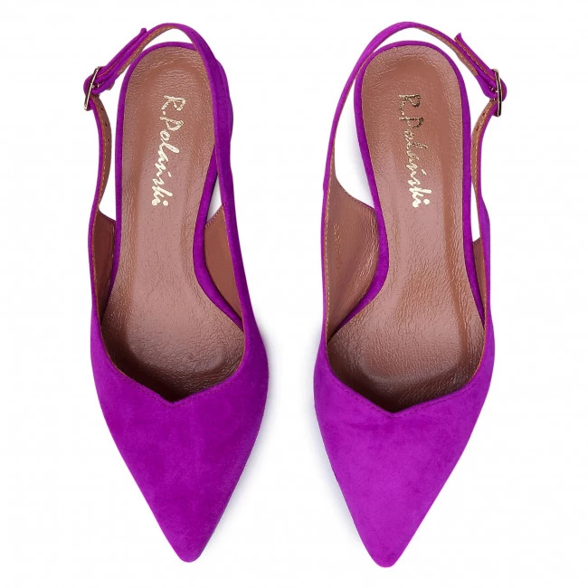 R.Polański Mules Et Sandales Sandales R.POLAŃSKI - 1120 Fuksja Zamsz Violet 5 R.Polański Mules Et Sandales Sandales R.POLAŃSKI - 1120 Fuksja Zamsz Violet – Image 5