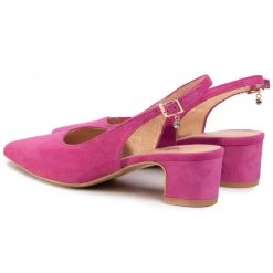 R.Polański Mules Et Sandales Sandales R.POLAŃSKI - 1120 Magnolia Zamsz Rose -R.Polański Soldes Magasin 0000207471979 04 pa