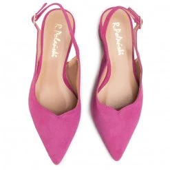 R.Polański Mules Et Sandales Sandales R.POLAŃSKI - 1120 Magnolia Zamsz Rose -R.Polański Soldes Magasin 0000207471979 05 pa