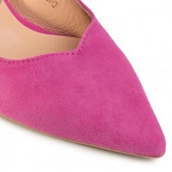 R.Polański Mules Et Sandales Sandales R.POLAŃSKI - 1120 Magnolia Zamsz Rose -R.Polański Soldes Magasin 0000207471979 06 pa