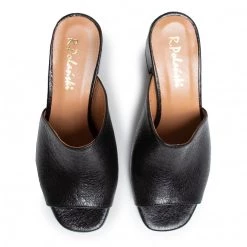 R.Polański Mules Et Sandales Mules / Sandales De Bain R.POLAŃSKI - 0940 Czarny Kryształ Noir -R.Polański Soldes Magasin 0000207484948 05 mg