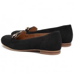 R.Polański Chaussures Basses R.POLAŃSKI - 1138 Czarny Zamsz Comfort Noir -R.Polański Soldes Magasin 0000207497481 04 ksz