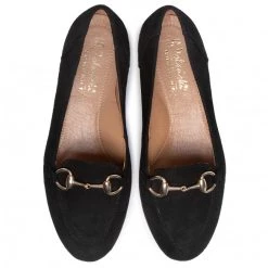 R.Polański Chaussures Basses R.POLAŃSKI - 1138 Czarny Zamsz Comfort Noir -R.Polański Soldes Magasin 0000207497481 05 ksz