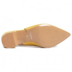 R.Polański Mules Et Sandales Sandales R.POLAŃSKI - 1120 Żółty Zamsz Jaune -R.Polański Soldes Magasin 0000207499119 07 wj