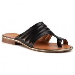 R.Polański Mules Et Sandales Tongs R.POLAŃSKI - 1144 Czarny Lico Noir