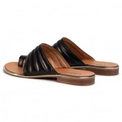 R.Polański Mules Et Sandales Tongs R.POLAŃSKI - 1144 Czarny Lico Noir -R.Polański Soldes Magasin 0000207499225 04 mf