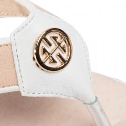 R.Polański Mules Et Sandales Tongs R.POLAŃSKI - 1130 Biały/Różowy Rose -R.Polański Soldes Magasin 0000207499300 06 mf