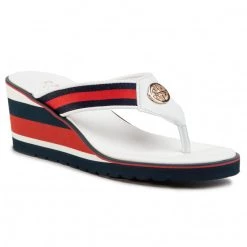 R.Polański Mules Et Sandales Tongs R.POLAŃSKI - 1130 Biały/Marynarski Blanc, Multicolore