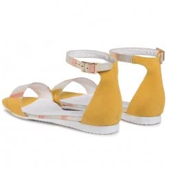 R.Polański Mules Et Sandales Sandales R.POLAŃSKI - 1131 Żółty/Paski Comfort Jaune -R.Polański Soldes Magasin 0000207523685 mg 3