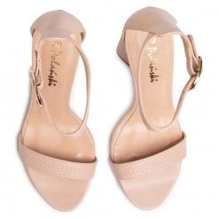 R.Polański Mules Et Sandales Sandales R.POLAŃSKI - 0876 Beżowa Plecionka Beige -R.Polański Soldes Magasin 0000207523920 05 ki