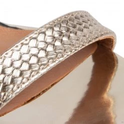 R.Polański Mules Et Sandales Sandales R.POLAŃSKI - 0876 Złota Plecionka Or -R.Polański Soldes Magasin 0000207524927 06 wj